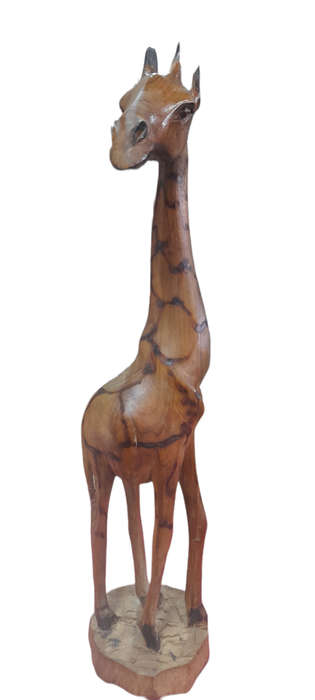 Handcrafted Wood Giraffe