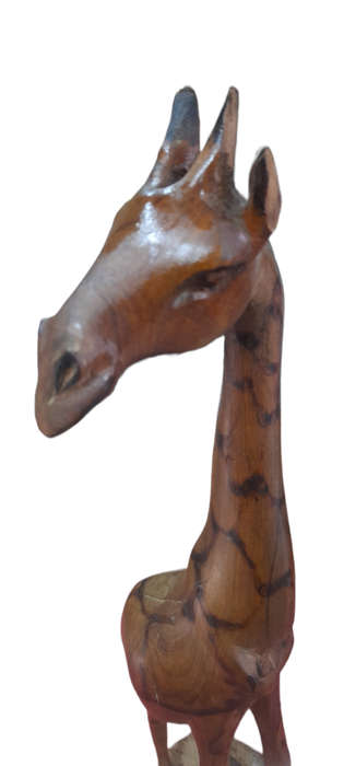 Handcrafted Wood Giraffe