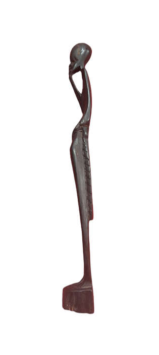 Handcrafted Wood African Man