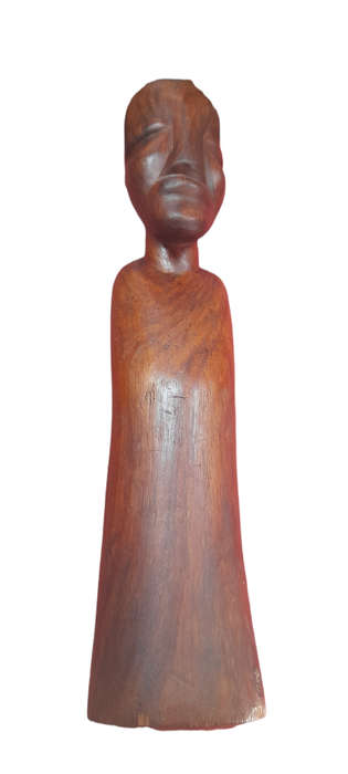 Handcrafted Wood African Man