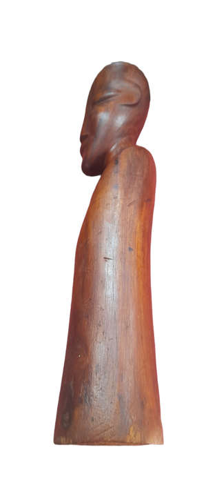 Handcrafted Wood African Man