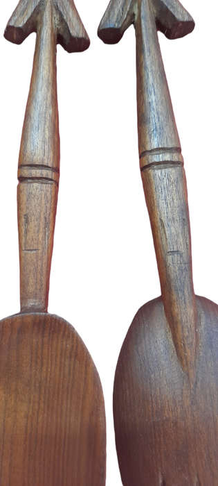 Handcrafted Wood Fork And Spoon