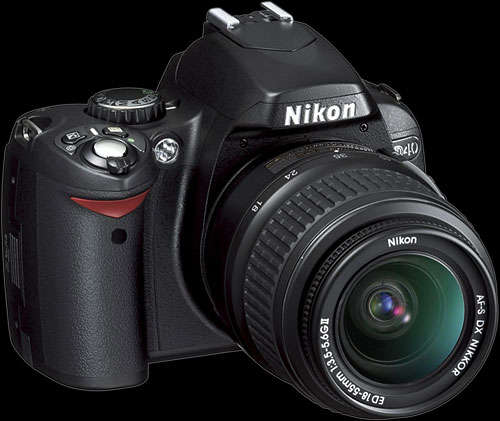 Nikon D40 Digital Camera + Nikon 18-55mm + 4GB Memory Card + Bag  Excellent Condition