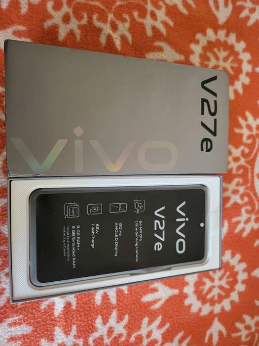 Vivo - V27e - Glory Black - 256GB - Dual Sim - New Opened Box