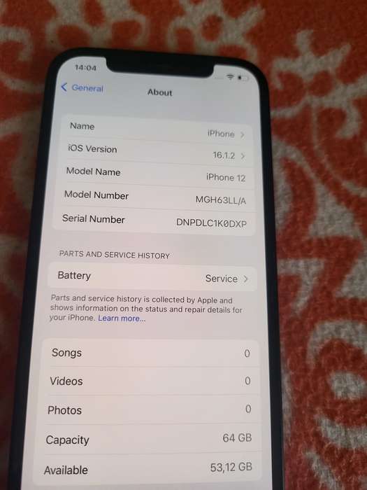 iPhone 12 - Blue - 64GB - Excellent Condition - With Extras