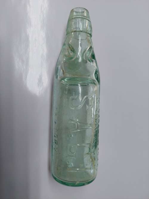 SAGI codd bottle embossed S.A.G.I. (South African Garrison Institute )