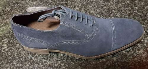 Brand New***Green Cross*** Men's Blue Suede Shoe UK 9