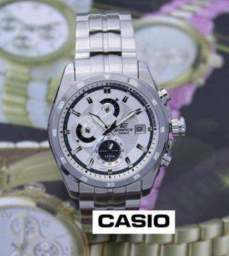 **RARE**CASIO EDIFICE- WHITE DIAL** BRAND NEW!!LOCAL STOCK** FREE POSTAGE