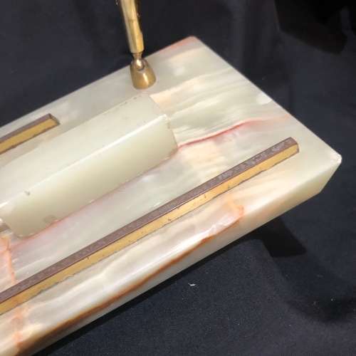 Desk organizer marble