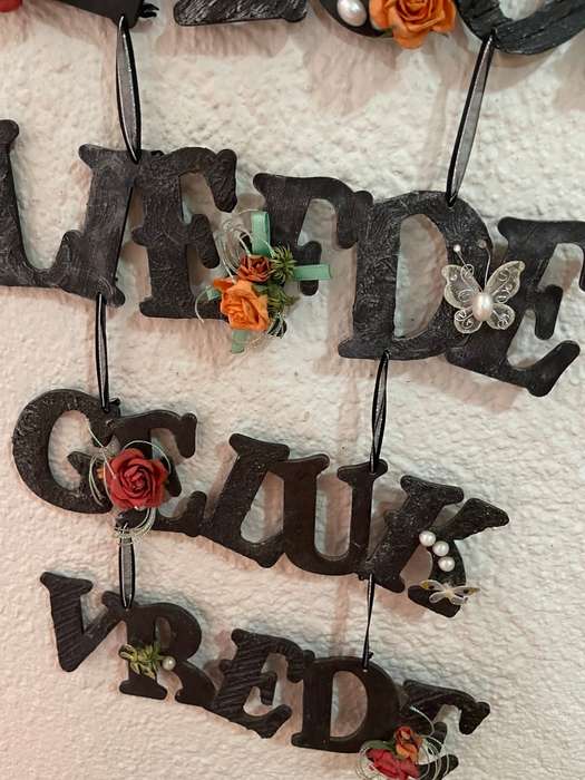 Wall hanging Afrikaans
