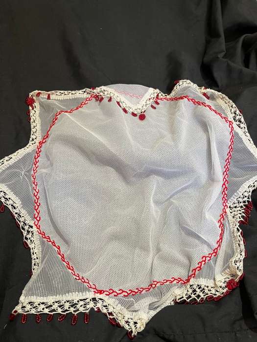 Doilie beaded large