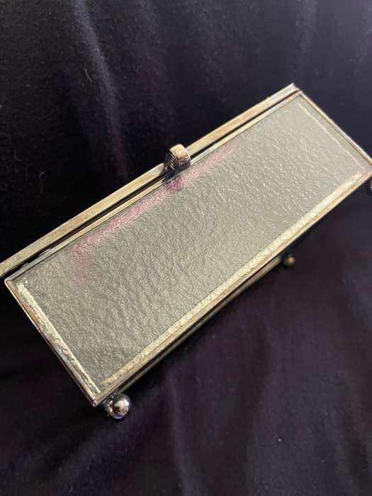 Jewellery box lead painted glass