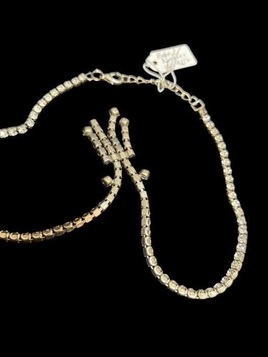 Necklace paste diamante