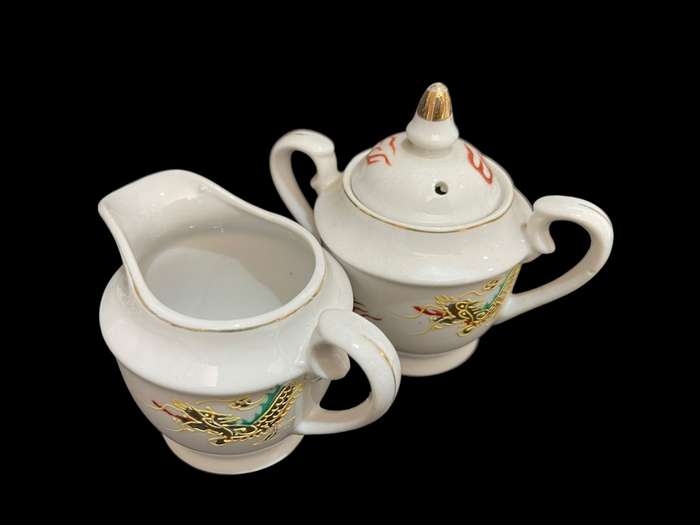 Creamer sugar basin set Oriental
