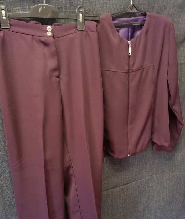 Ladies Suit Plum