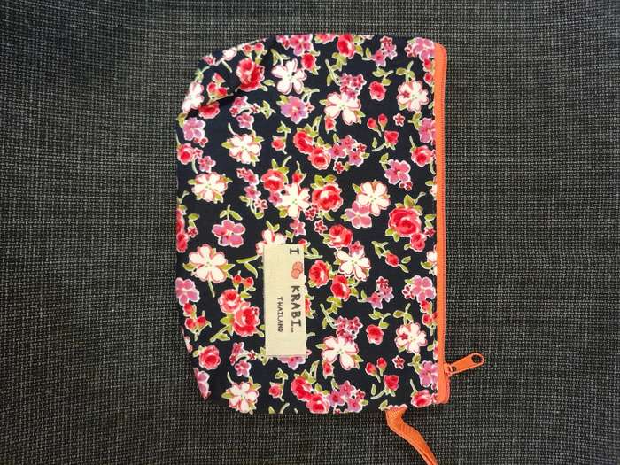 Floral Thai pencil case