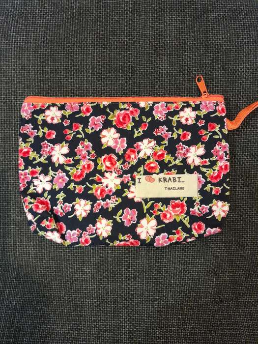 Floral Thai pencil case