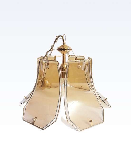 Vintage pendant light fitting and 2 wall lights