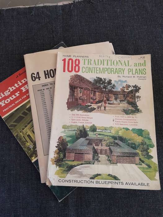 Vintage Home plan designs and lighting ideas 3 book bundle