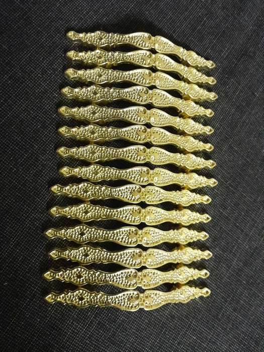 Vintage gold door handles x 14