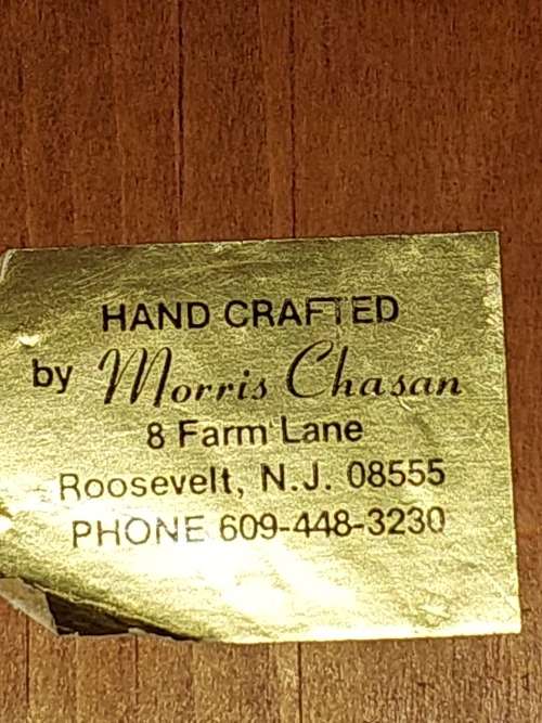 A HAND MADE WOODEN JUDAICA SOLD AS IS