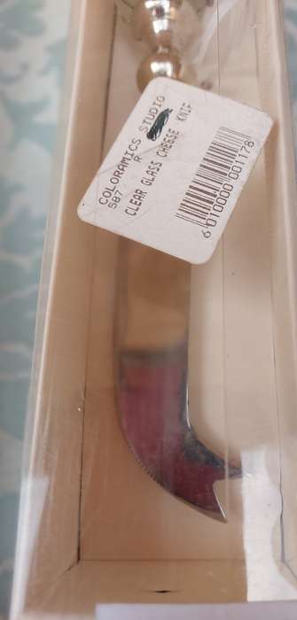 TWO ART DECOR KITCHENALIA , HAND MADE IN INDIA A BREAD KNIFE AND A CHEESE CUTTER SOLD AS IS