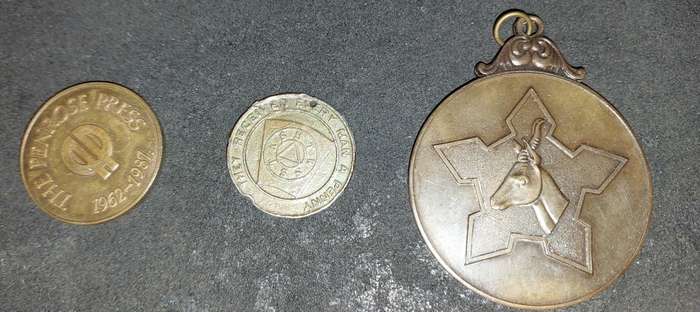 THREE VINTAGE MADELLIONS
