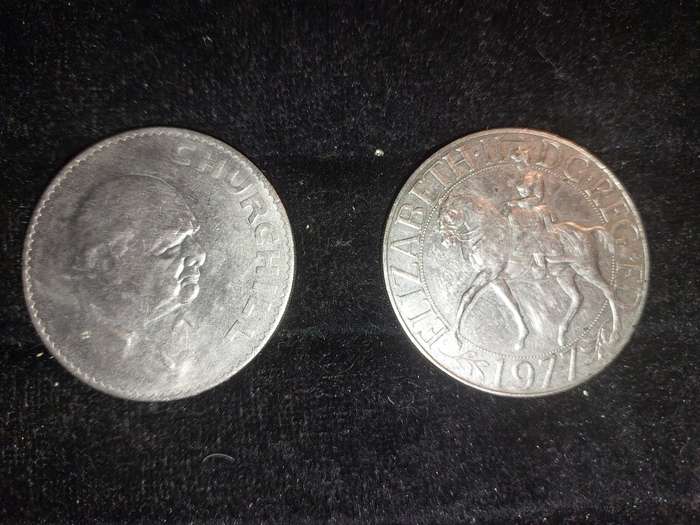 TWO RARE ANTIQUE BRITISH COINAGES