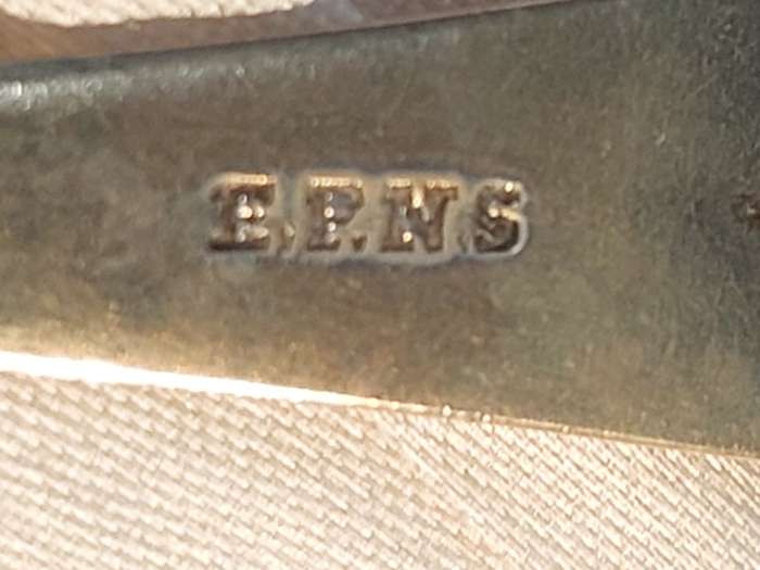 AN ANTIQUE SET OF EPNS COCKTAIL FORKS