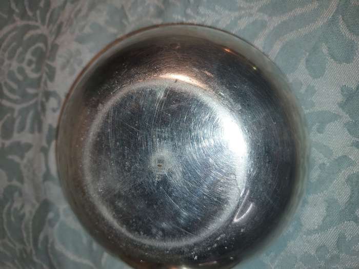 TWO VINTAGE CHRISTOFEL FRANCE BOWLS SILVER PLATED SOLD AS IS