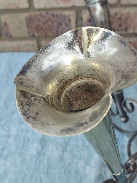 A VINTAGE FIVE STEM EPERGNE EPNS SOLD AS IS