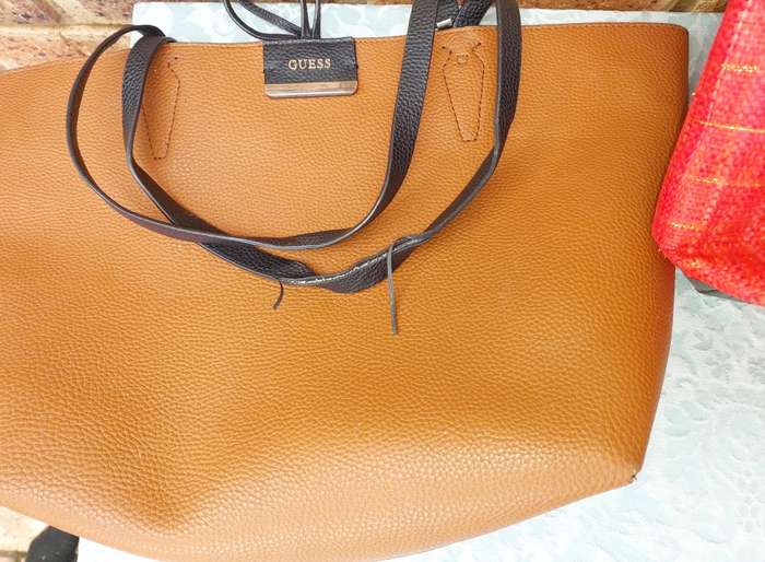 A VINTAGE JOB LOT DESIGNER FASHION LADYS TOTE HANDBAGS