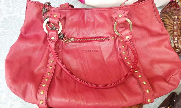 A VINTAGE JOB LOT DESIGNER FASHION LADYS TOTE HANDBAGS