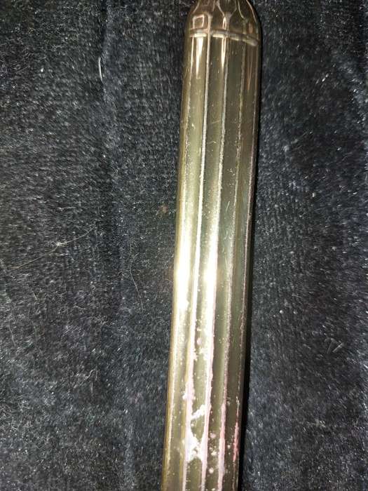 AN ANTIQUE COLLECTION EDWARDIAN BRASS GOLD PLATED HAIR BRUSHES