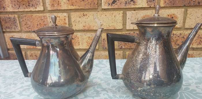 TWO VINTAGE TEA JUGS SOLD