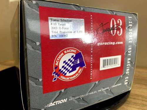 Action Racing Collectables Tomas Scheckter #10 Target 2003 Indy Car
