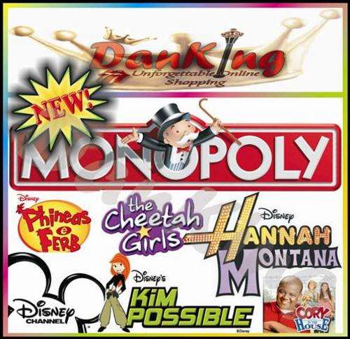 Disney Channel Edition Monopoly Junior for the Kids!!!