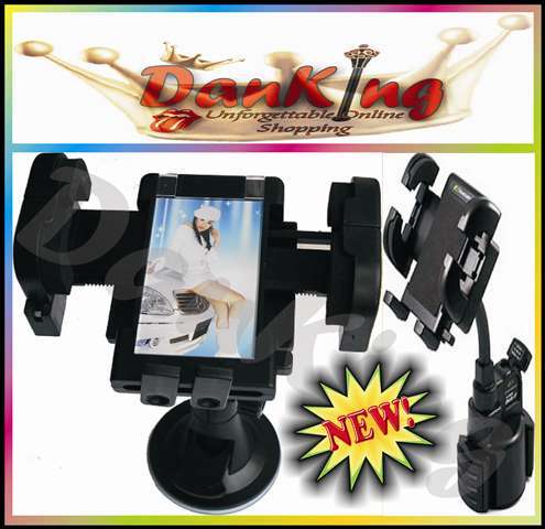 Universal Car Holder for all Cell Phones / PDA / MP3 / MP4 Units!!!