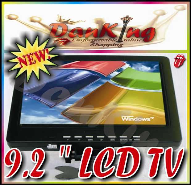 9.2" TFT LCD Digital Colour TV / Monitor ** Superb Quality **