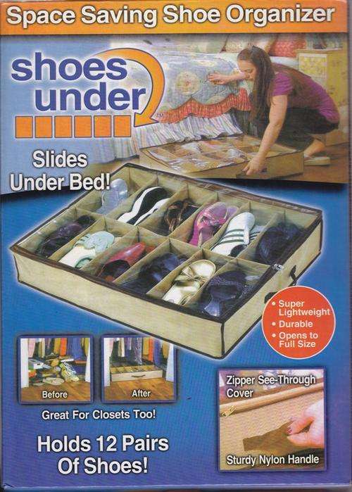 Shoes under bed organiser- Shoe organizer