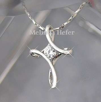 Sterling SILVER 925 CROSS PENDANT NECKLACE - ABSOLUTELY BEAUTIFUL - PERFECT GIFT!!!!