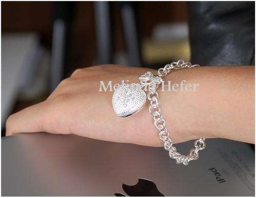 NEW STOCK! FIRST TIME ON R1 AUCTION - 925 SILVER STAMPED BRACELET!SEE WHAT CAN COMBINE FOR FREE SHIP