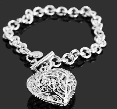 NEW! DOUBLE LINK SILVER BRACELET STAMPED 925. BEAUTIFUL! NEVER BEFORE FOR R1-00!!!!