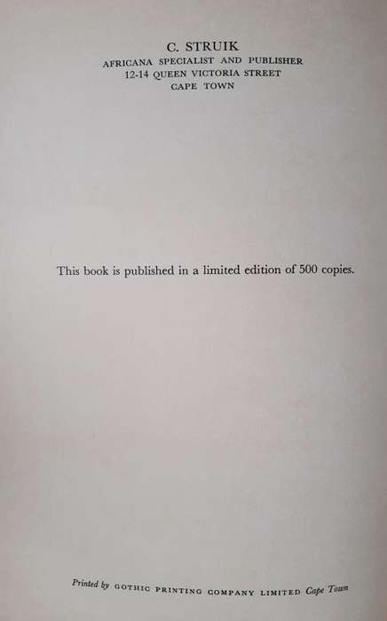 Catalogue of South African Books & Pamphlets ~ George McCall Theal