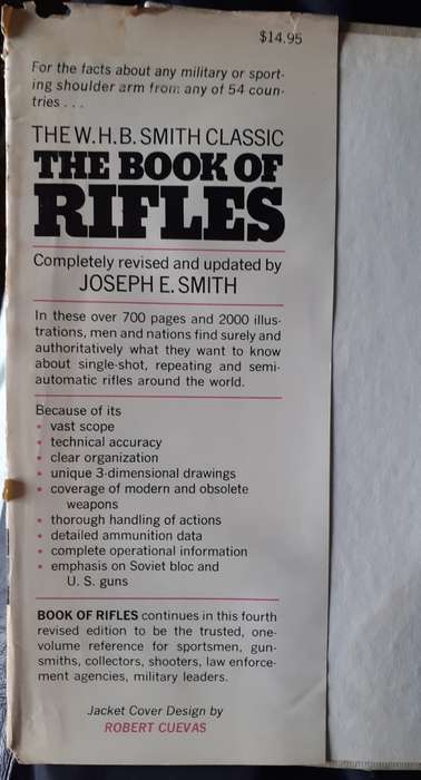 The Book of Rifles ~ W H B / Joseph E Smith