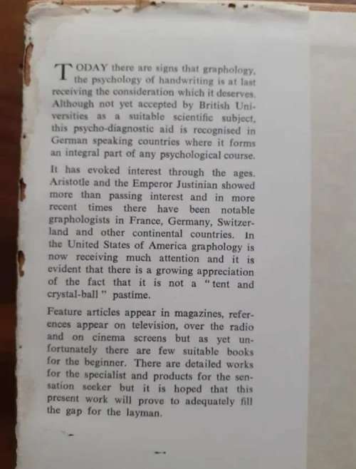 Self Analysis from your Handwriting ~ Albert E Hughes
