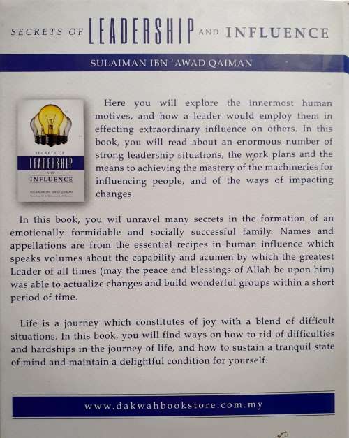 Secrets of Leadership and Influence ~ Sulaiman Ibn `Awad Qaiman