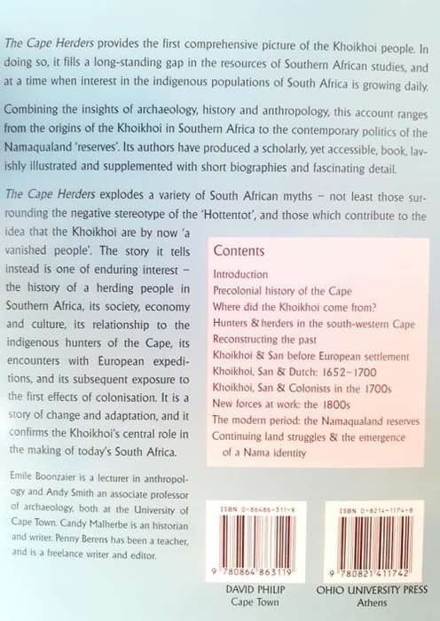 The Cape Herders - A History of the Khoikhoi of Southern Africa ~ Boonzaier / Malherbe / Berens