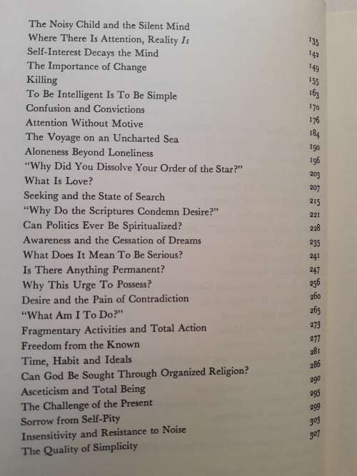 Commentaries on Living - Krishnamurti ~ edited by D Rajagopal