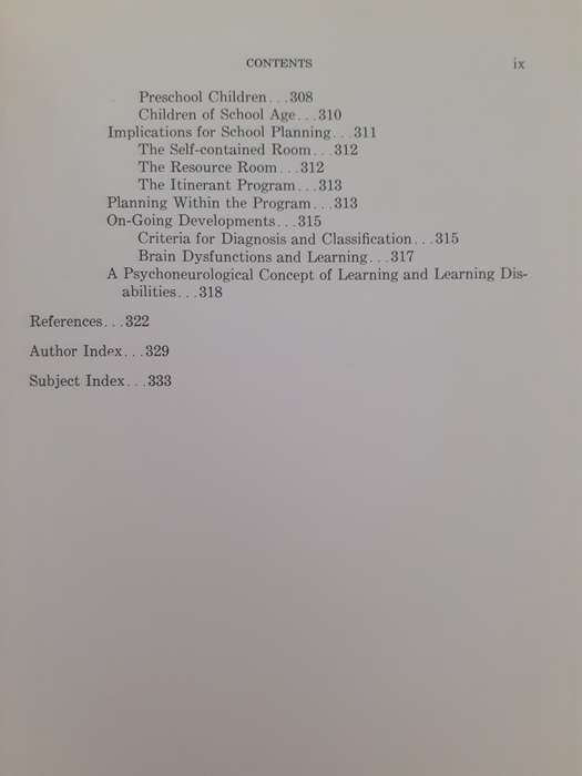 Learning Disabilities ~ Johnson / Myklebust